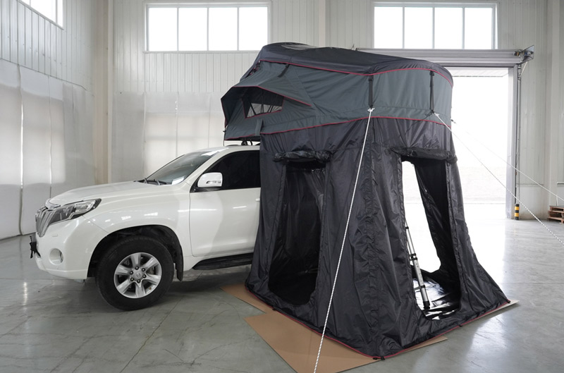 Outdoor 2-3 Person Rooftop Tent Custom 4X4 Suv Car Soft Shell New Design Camping Roof Top Tent