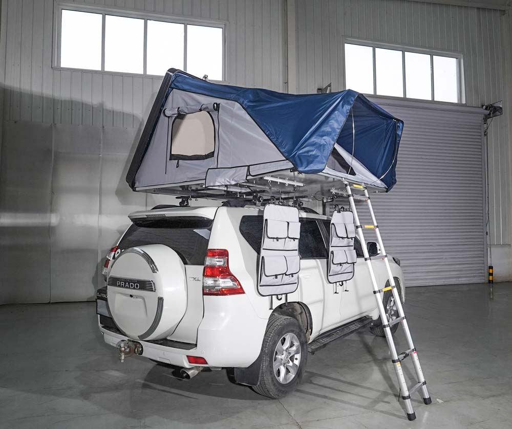 Best Selling Suv Car Side Open Rooftop Tent Custom Camping 4X4 Car Hard Shell Roof Top Tent