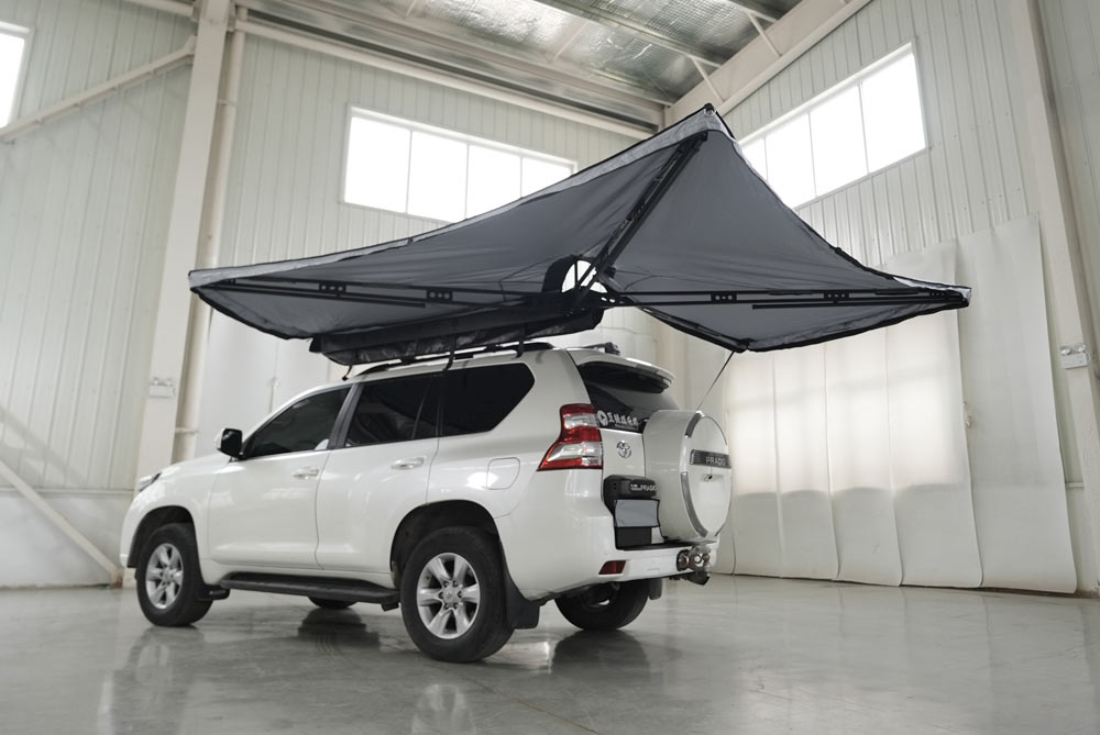 High Quality 2.5*3M Suv/4X4/4Wd Customized Retractable Camping Rooftop Car Roof Side Awning For Outdoor Camping Travel