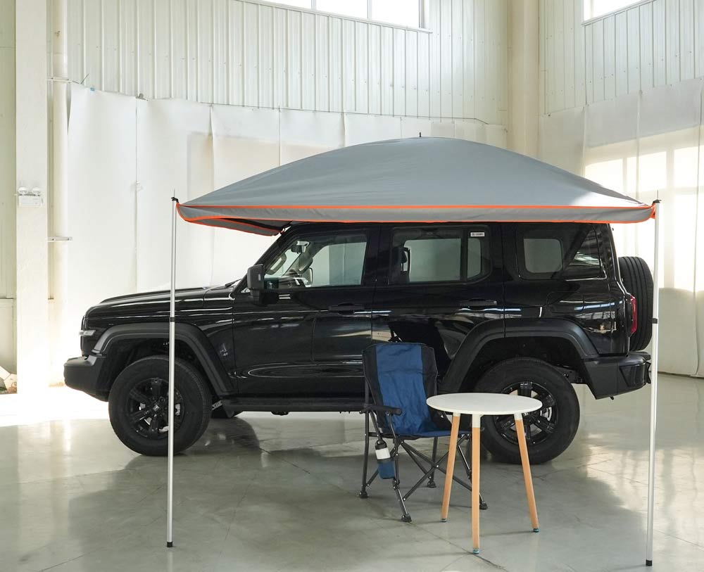 Retractable Car Roof Side Awning 4X4 4Wd Camping Waterproof Outdoor Camping Retracable Roof Car Tents Side Awning