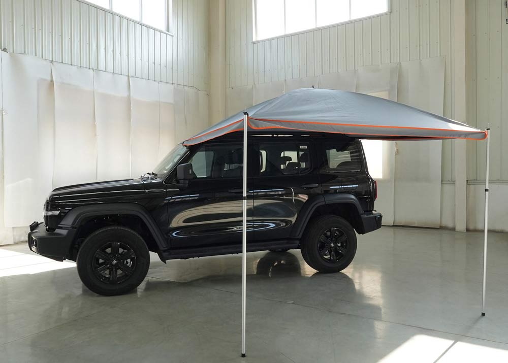 Retractable Car Roof Side Awning 4X4 4Wd Camping Waterproof Outdoor Camping Retracable Roof Car Tents Side Awning