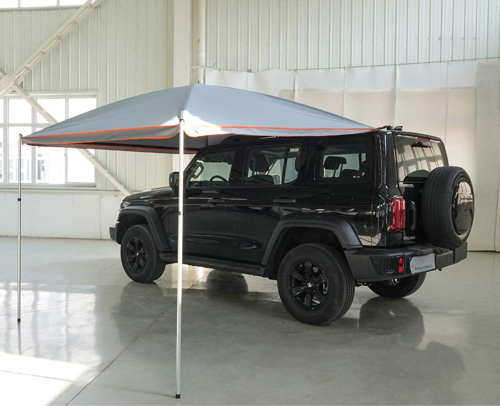 Retractable Car Roof Side Awning 4X4 4Wd Camping Waterproof Outdoor Camping Retracable Roof Car Tents Side Awning