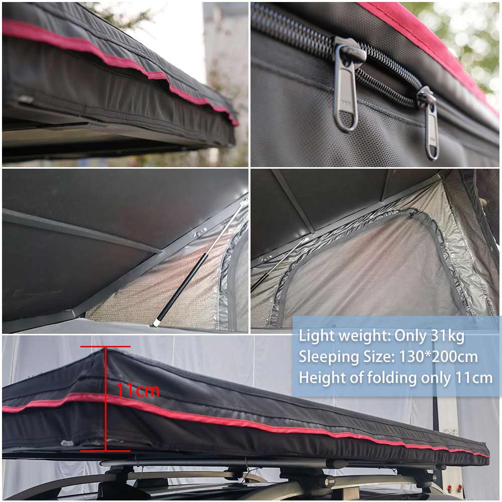 Manufacture Outdoor Camping Car Rooftop Tent Travelling Foldable Roof Top Tent Roof Top Tent