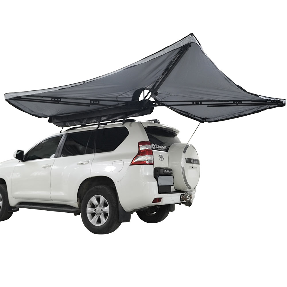 High Quality 2.5*3M Suv/4X4/4Wd Customized Retractable Camping Rooftop Car Roof Side Awning For Outdoor Camping Travel