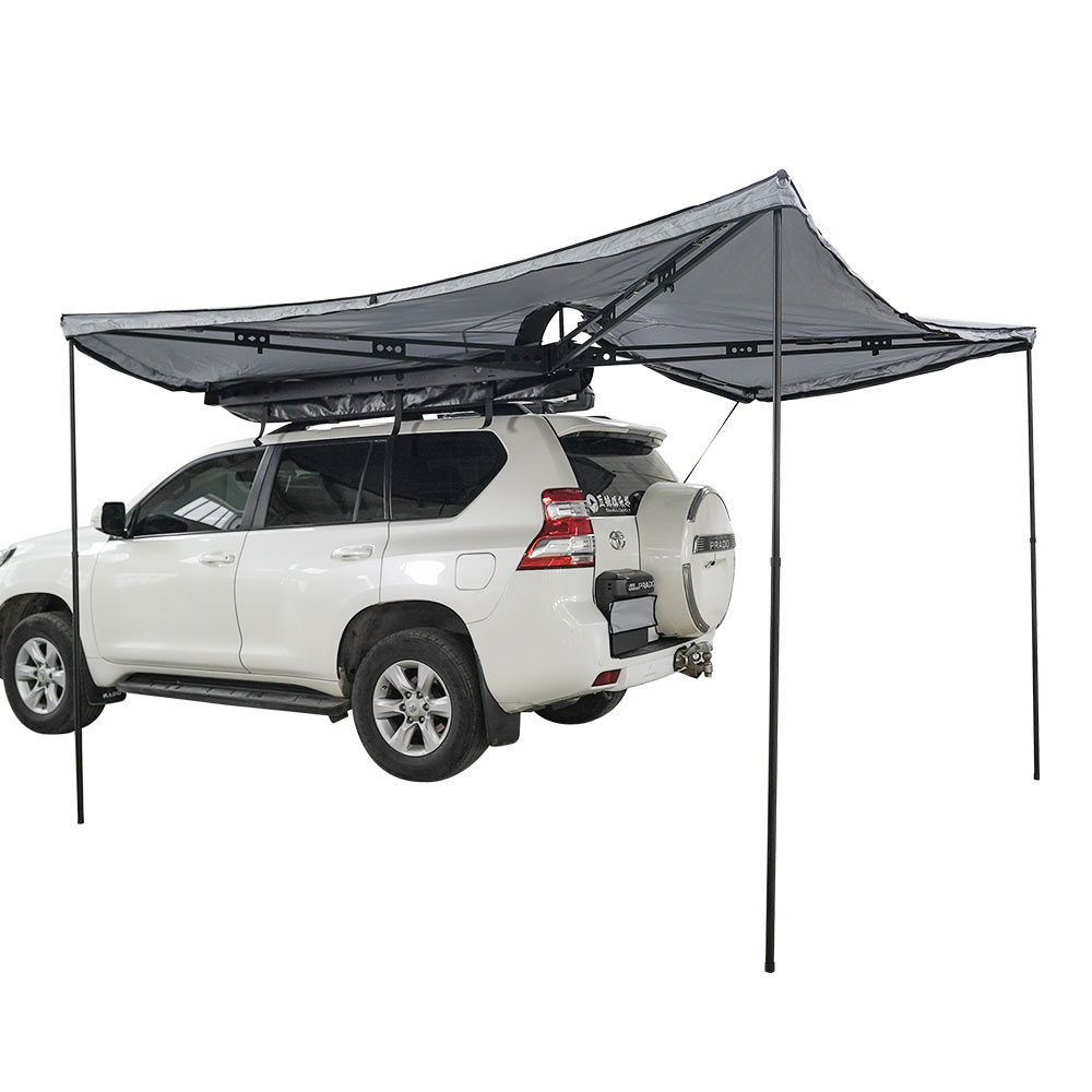 High Quality 2.5*3M Suv/4X4/4Wd Customized Retractable Camping Rooftop Car Roof Side Awning For Outdoor Camping Travel