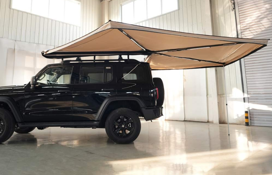 How to Install a Side Awning to Your Car